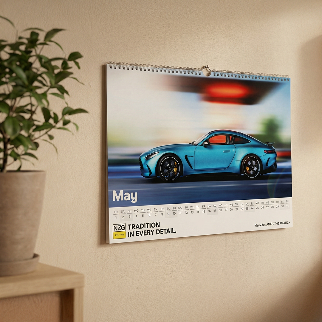 Calendario de pared NZG