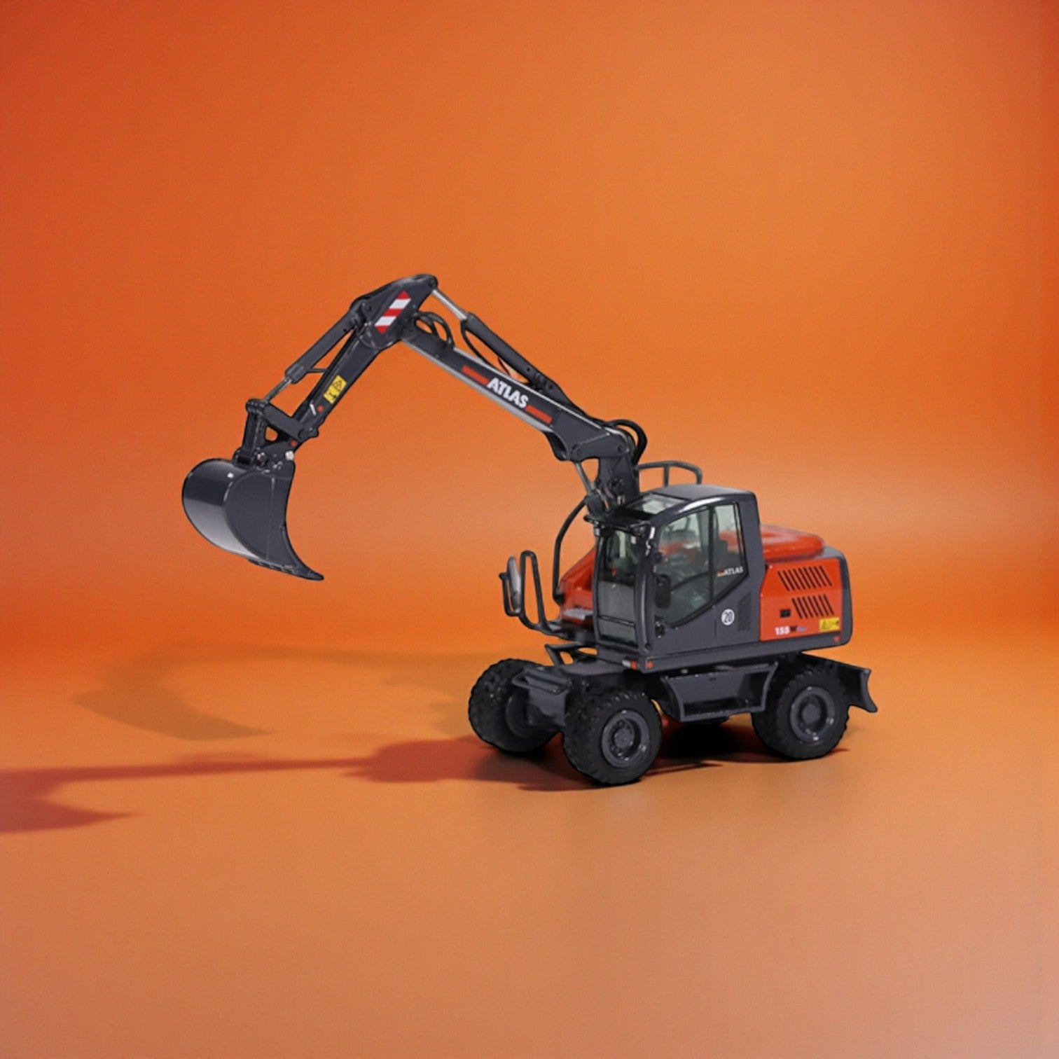 Atlas 155W Excavator Die-Cast Model | 1:50 Scale
